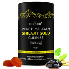 Shilajit Gummies Pure Shilajit Himalayan Rich Ashwagandha Gaulshura Fulvic Acid