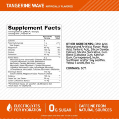 Optimum Nutrition (ON) Amino Energy Plus Electrolytes Powder - Pre Workout, Bcaas, Amino Acids, Keto Friendly, Anytime Energy Powder - Tangerine Wave, 285 G , 30 Servings